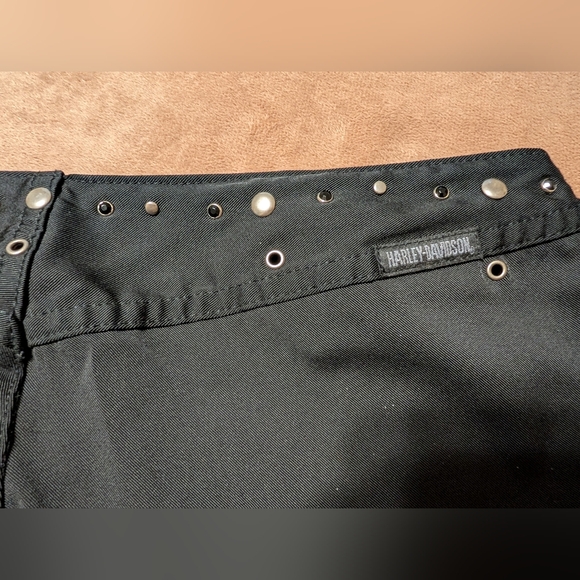 Vintage Harley-Davidson® Black Rhinestones & Silver Studs High Quality Pants - Picture 12 of 16